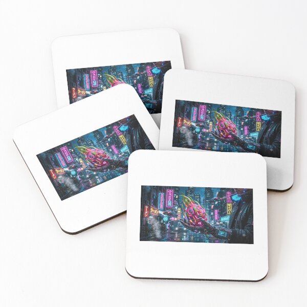 Item preview, Neon Dragon: Cyberpunk Pitaya in Neo-Tokyo designed and sold by synthesisnft.