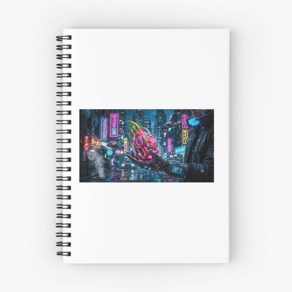 Item preview, Neon Dragon: Cyberpunk Pitaya in Neo-Tokyo designed and sold by synthesisnft.