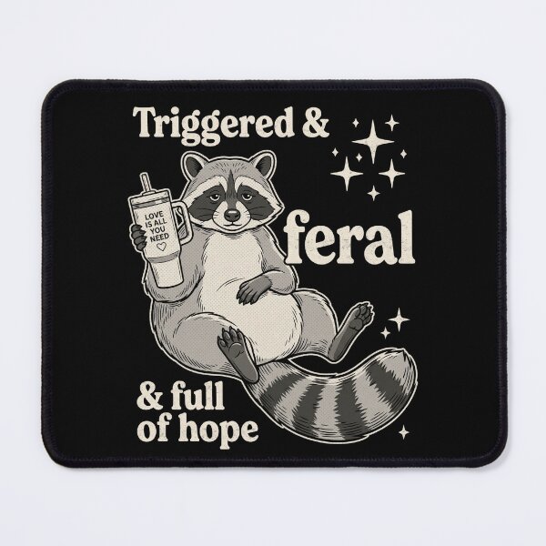 Item preview, Triggered And Feral Through Egg Retrieval With Hope designed and sold by FreshVibe Prints.