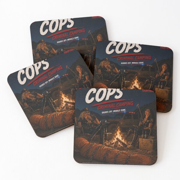 Item preview, Corrupted Cops – Criminal Camping designed and sold by obstinator.