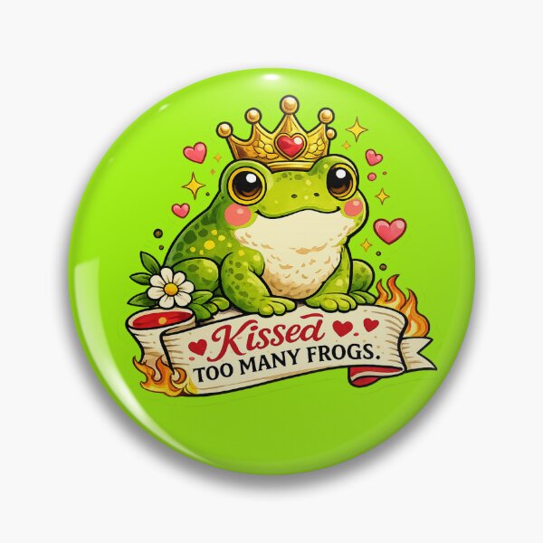 Item preview, Kissed to Many Frogs designed and sold by InkandHollowBooks.
