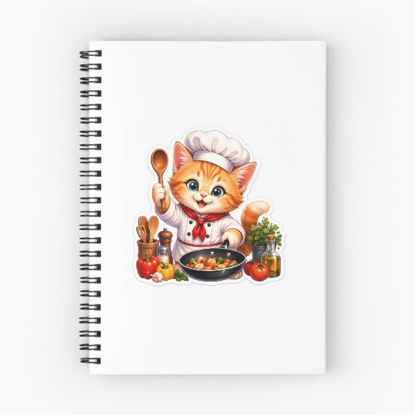 Item preview, Cute Chef Cat Cooking Sticker ⭐ designed and sold by Arts121.