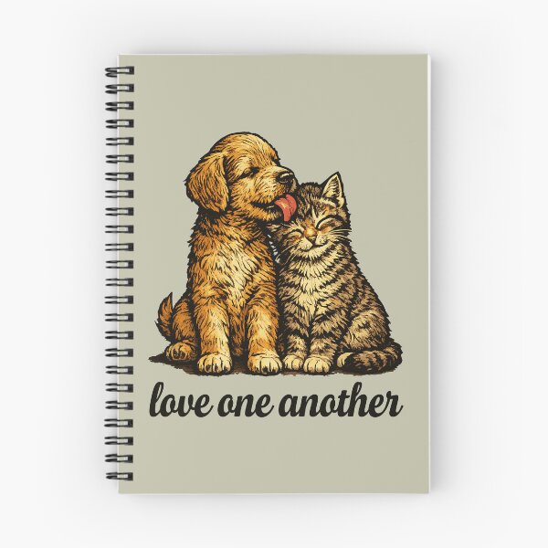 Item preview, Love One Another - Puppy and Kitten - John 13:34 designed and sold by krewyork.
