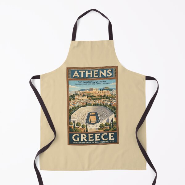 Item preview, Athens Greece Panathenaic Stadium Vintage Travel Poster designed and sold by Travel Souvenirs 30.