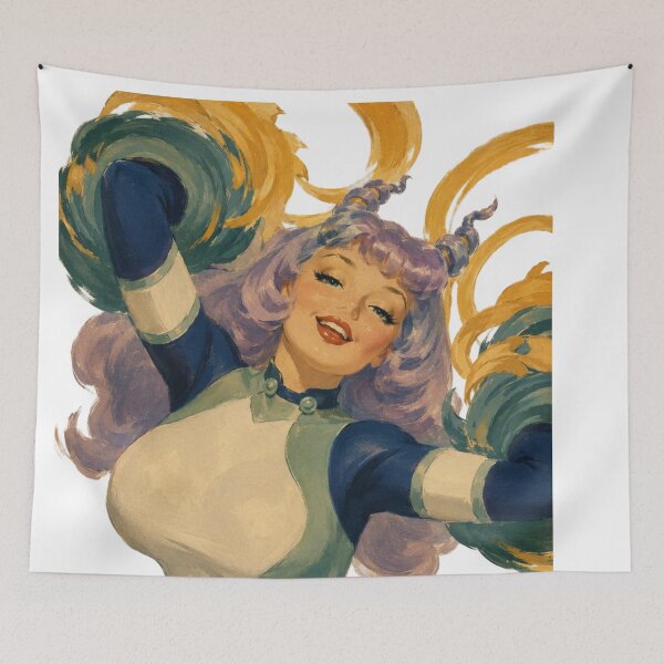 Item preview, Mt. Lady Pin Up Girl | My Hero Academia Inspired Vintage Retro Fan Art designed and sold by Cosplayvintage.