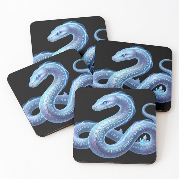 Item preview, Arcane Crystal Serpent Guardian | Mystical Rainbow Fantasy Snake designed and sold by Biaa777.