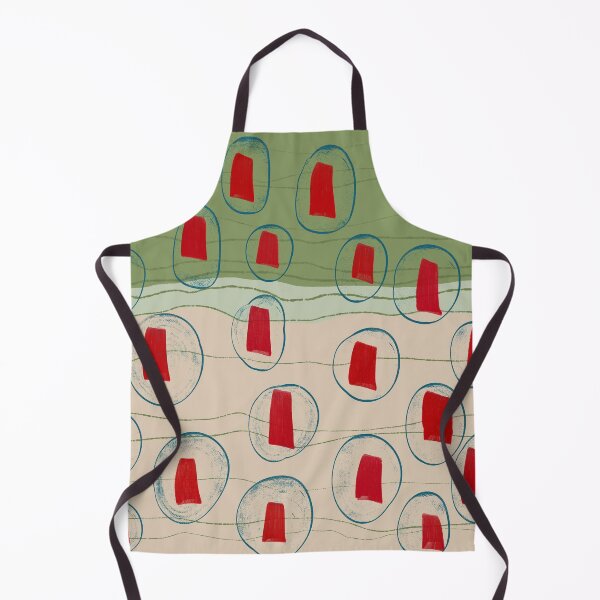 Item preview, Abstract Red Forms Pattern designed and sold by Skayana.