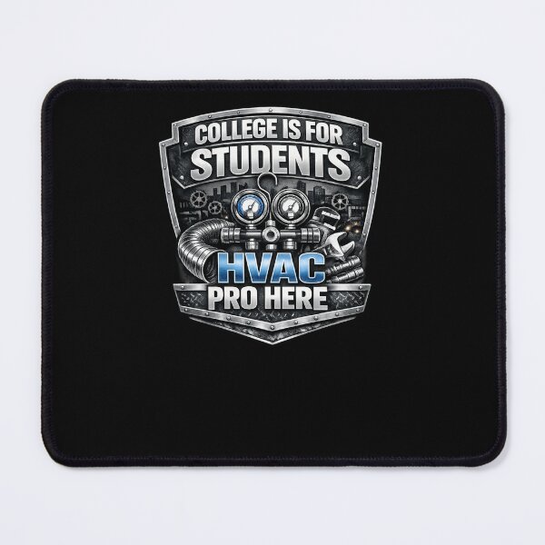 Item preview, HVAC Pro Badge - Skilled Trades Technician Emblem Design designed and sold by FrozenHeat97.
