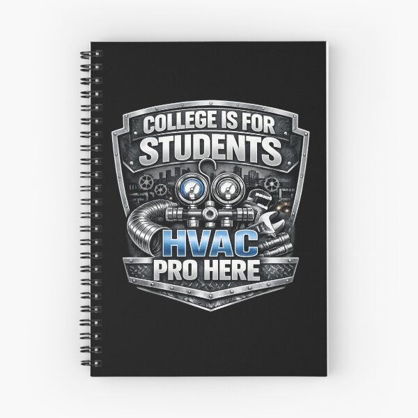Item preview, HVAC Pro Badge - Skilled Trades Technician Emblem Design designed and sold by FrozenHeat97.