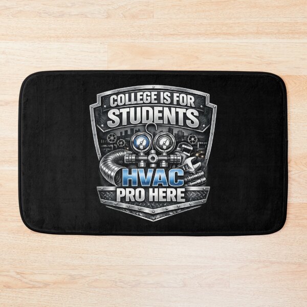 Item preview, HVAC Pro Badge - Skilled Trades Technician Emblem Design designed and sold by FrozenHeat97.