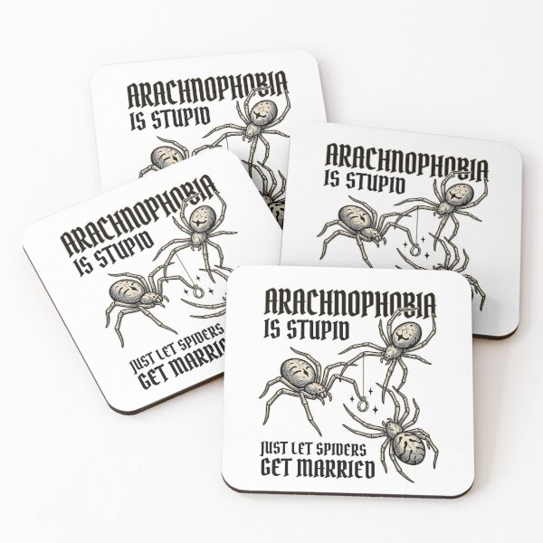 Item preview, Arachnophobia Is Silly Just Let Spiders Get Married designed and sold by FreshVibe Prints.