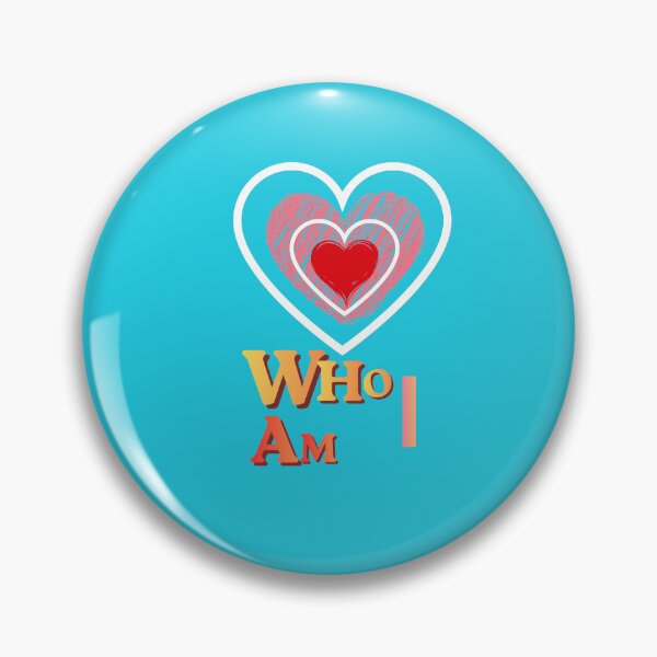 Item preview, Who I Am Heart Typography Design designed and sold by sisterthreein.