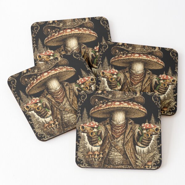 Item preview, feral mushrooms designed and sold by twosoulsinc.