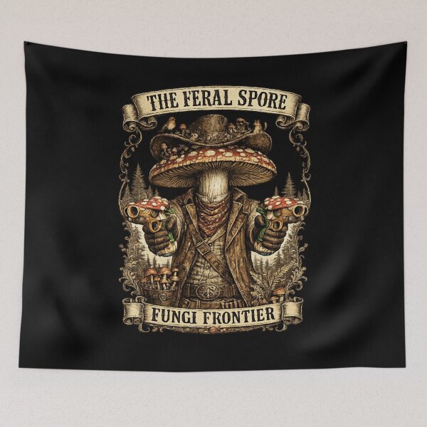 Item preview, feral mushrooms designed and sold by twosoulsinc.