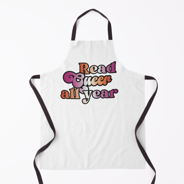 Item preview, Read Queer All Year - lesbian pride flag script design designed and sold by art by hannah lang.