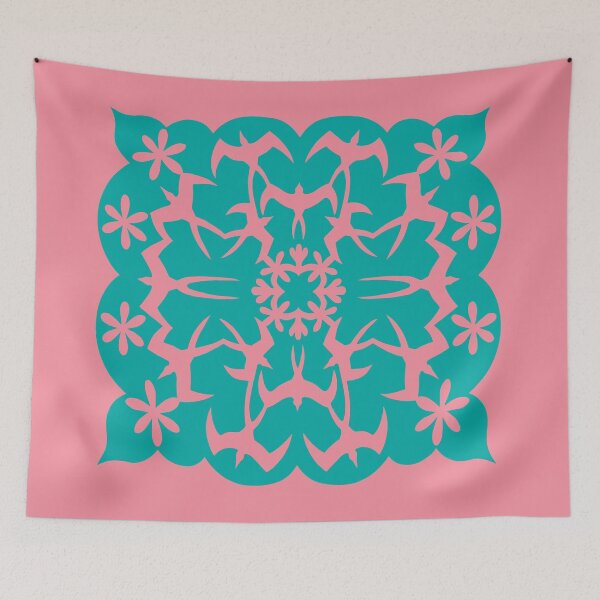 Item preview, Tifaifai Manu – Polynesian Bird Pattern designed and sold by CreaTahiti.