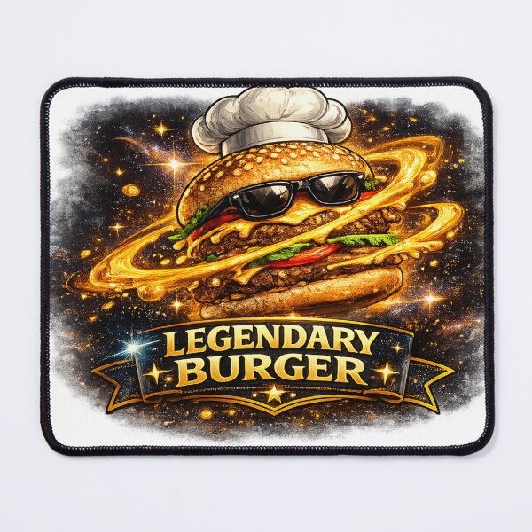 Item preview, Legendary Burger Fantasy Art T-Shirt | Medieval Food Graphic Apparel designed and sold by irfanshikh.