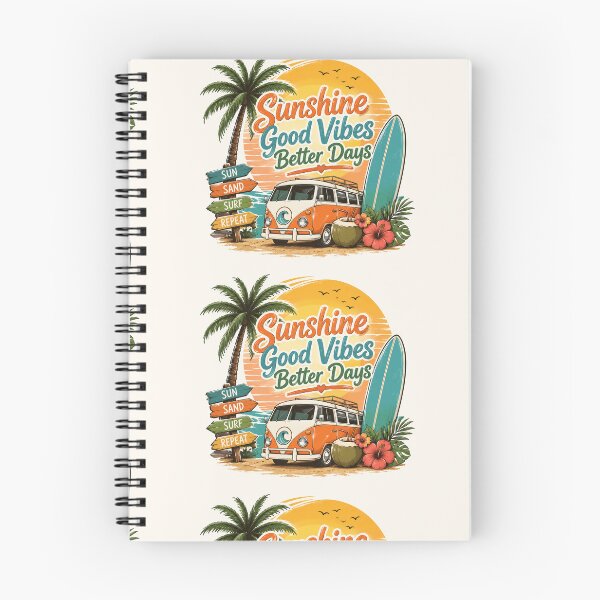 Item preview, Sunshine Good Vibes Better Days | Retro Summer Beach Vacation Design designed and sold by Genesis-Ink.