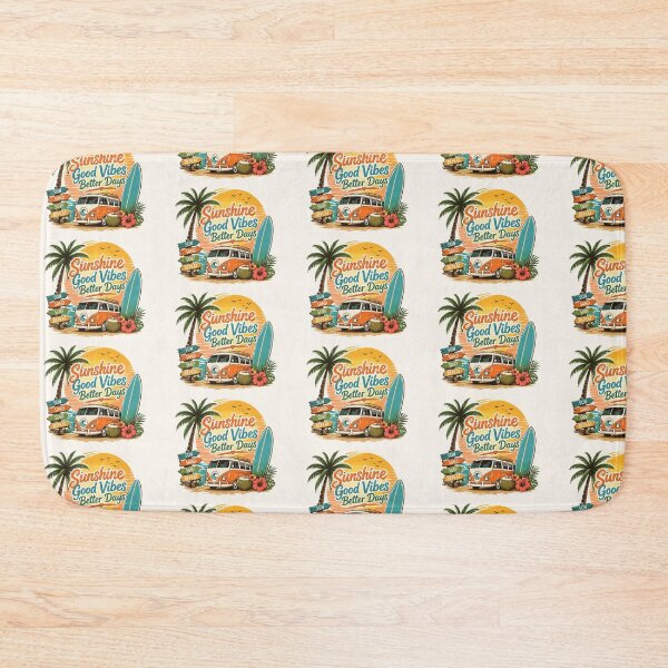 Item preview, Sunshine Good Vibes Better Days | Retro Summer Beach Vacation Design designed and sold by Genesis-Ink.