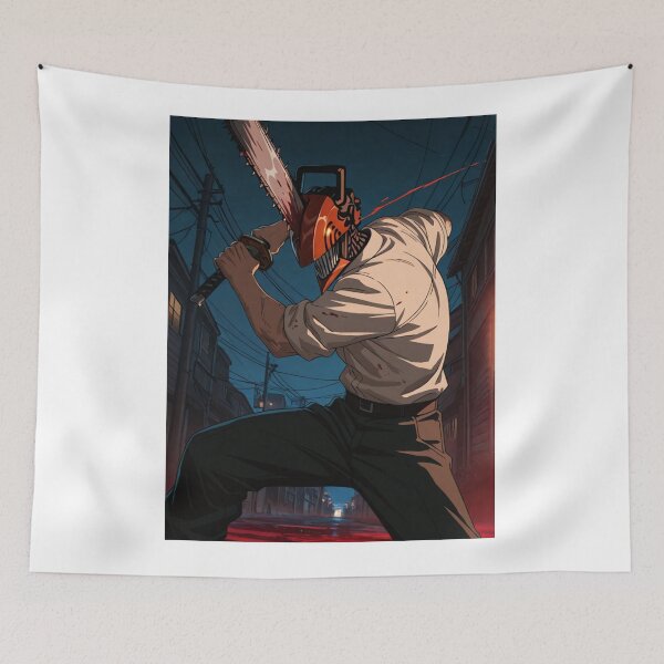Item preview, Art - Menacing Manga Figure, Homage to Leatherface and Urban Horror designed and sold by AnimeShin.