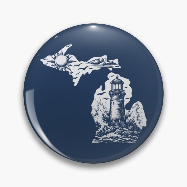 Item preview, Michigan Lighthouse - Great Lakes designed and sold by krewyork.