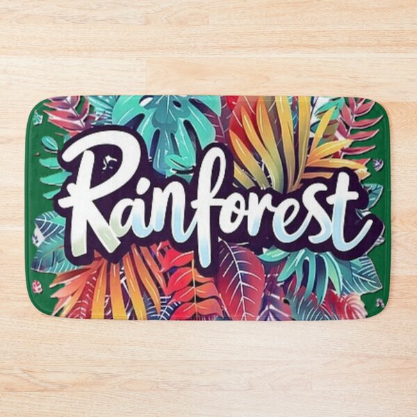 Item preview, rainforest botanical 2 br colorful botanical typographic design designed and sold by SmashingDeals.