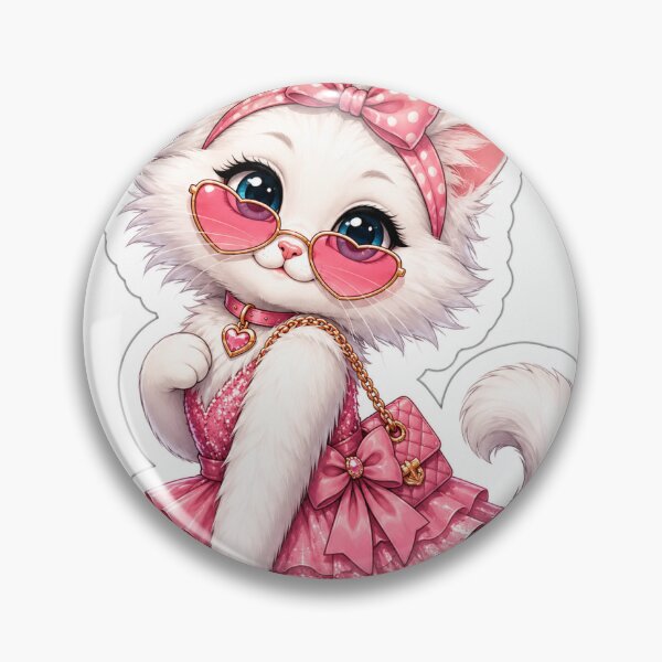 Item preview, Cute Fashion Princess Cat Sticker ⭐ designed and sold by Arts121.
