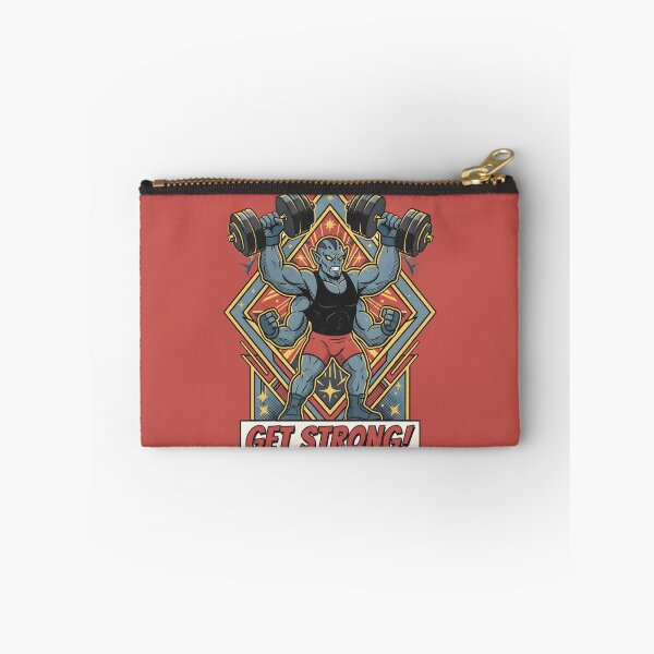 Item preview, Four Armed Alien Weightlifting Retro Gym Graphic designed and sold by DuckOddity.