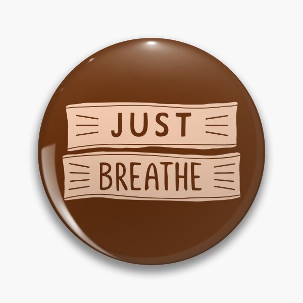 Item preview, Just Breathe Typography T-Shirt | Minimal Mindfulness & Wellness Design designed and sold by happyrays.