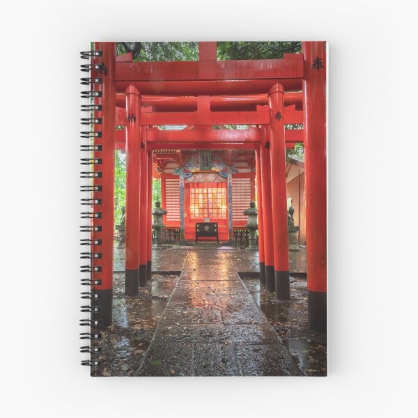 Item preview, Rain-Soaked Inari Torii Gates at Ōsugi-jinja, Ibaraki, Japan designed and sold by Pix4Japan.