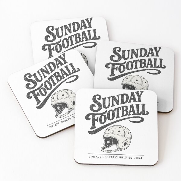 Item preview, Retro Sunday Football Vintage Sports Club designed and sold by EvergreenThread.