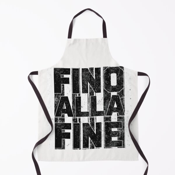 Item preview, Fino Alla Fine Black and White Italian Football Chants Art designed and sold by osamawaleed1997.