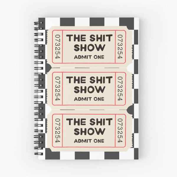 Item preview, The Shit Show Admission Ticket designed and sold by SaltedBeachPaperie.