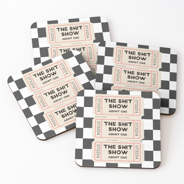 Item preview, The Shit Show Admission Ticket designed and sold by SaltedBeachPaperie.