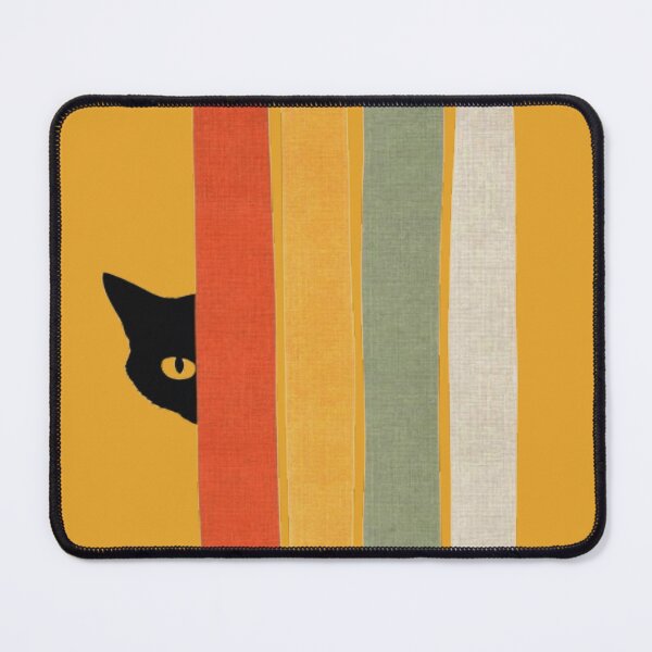 Item preview, Curious Hidden Cat - Minimalist Retro Design designed and sold by Natalia-Vlad.