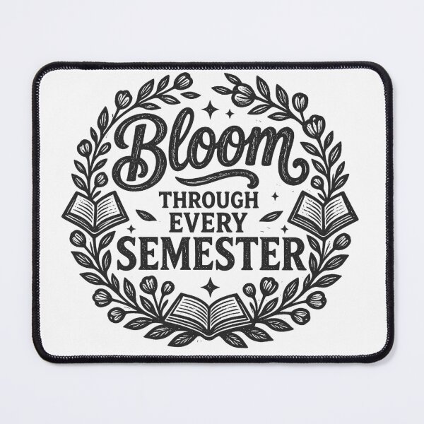 Item preview, Bloom Through Every Semester Academic Rustic Chalkboard designed and sold by TrinovaCreates.