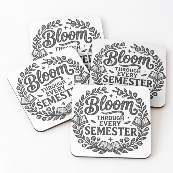 Item preview, Bloom Through Every Semester Academic Rustic Chalkboard designed and sold by TrinovaCreates.