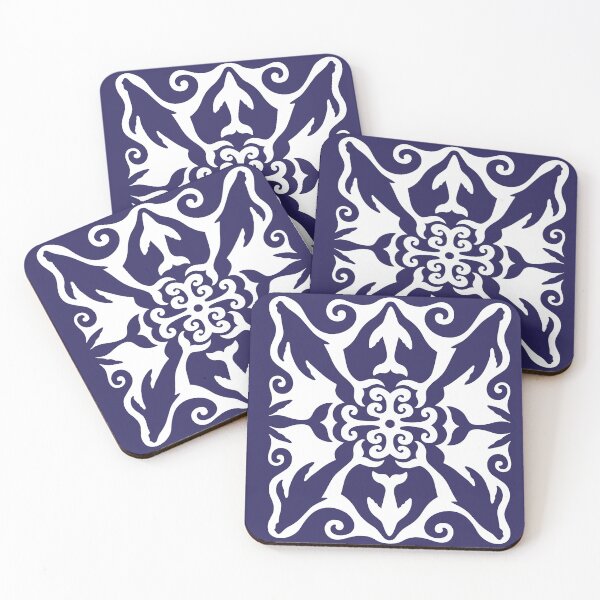 Item preview, Tifaifai Whales – Polynesian Ocean Pattern designed and sold by Tahitifaifai.