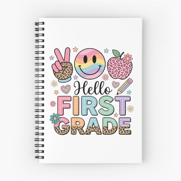 Item preview, Retro Hello First Grade Back To School Teacher Student designed and sold by IsDesignHub.