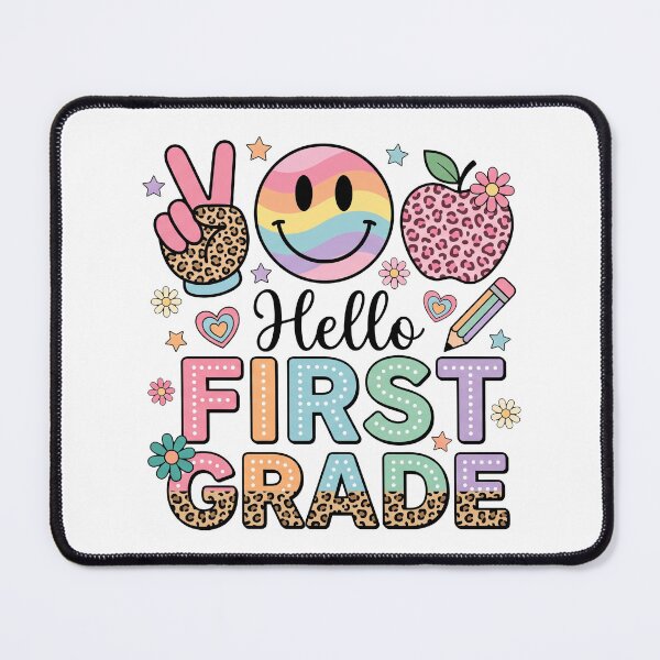 Item preview, Retro Hello First Grade Back To School Teacher Student designed and sold by IsDesignHub.
