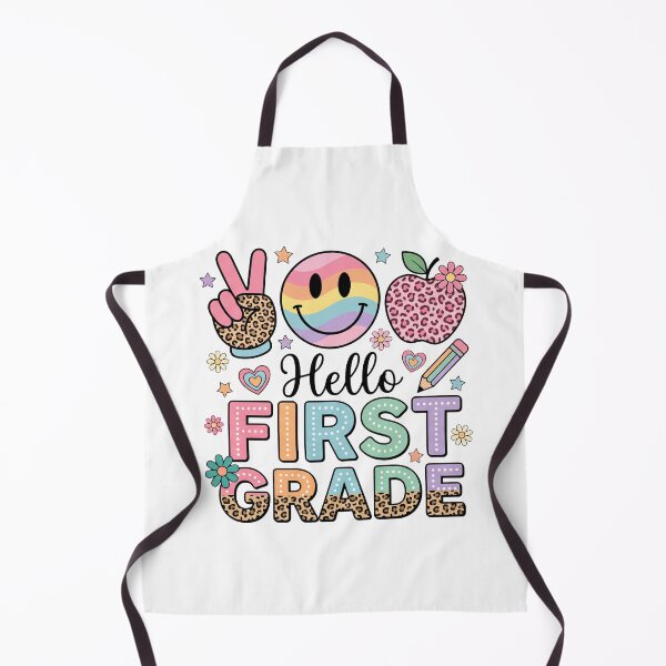 Item preview, Retro Hello First Grade Back To School Teacher Student designed and sold by IsDesignHub.
