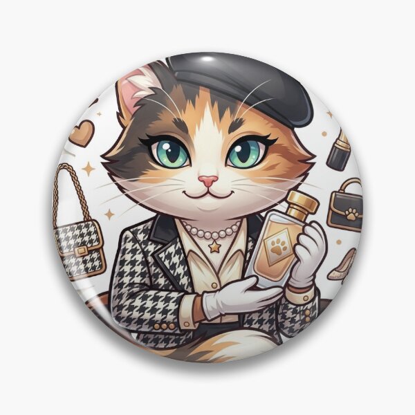 Item preview, Cute Fashion Cat Sticker designed and sold by Arts121.