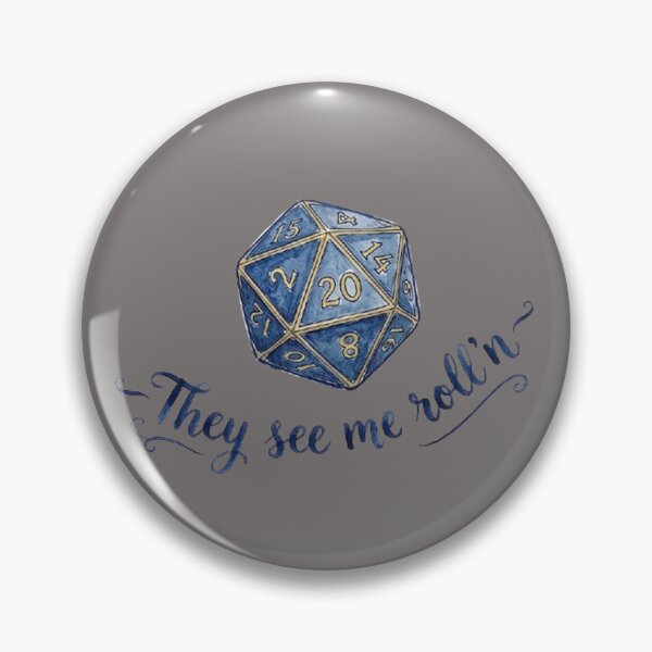 Item preview, "they see me roll'n"  D20RPG Sticker designed and sold by AestheticRPG .