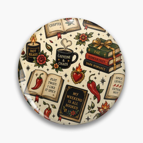 Item preview, Spicy Print  designed and sold by InkandHollowBooks.