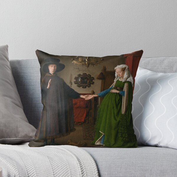 Item preview, The Arnolfini by Jan van Eyck - Renaissance Portrait Style Wedding Couple Wall Art designed and sold by RickE.