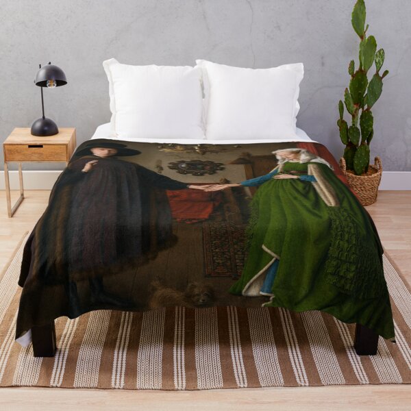 Item preview, The Arnolfini by Jan van Eyck - Renaissance Portrait Style Wedding Couple Wall Art designed and sold by RickE.