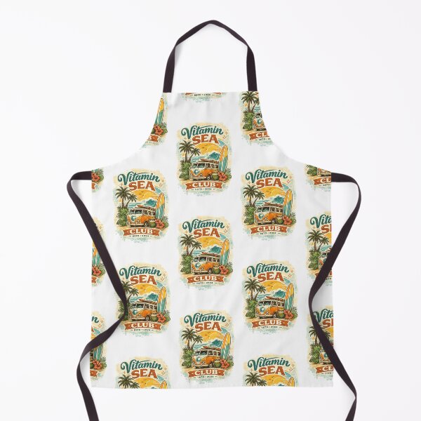 Item preview, Vitamin SEA Club | Retro Beach Surf Van Summer Vacation Vintage Design designed and sold by Genesis-Ink.