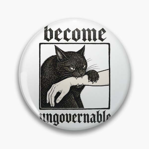 Item preview, Become Ungovernable Funny Cat  designed and sold by bobcatmarty.