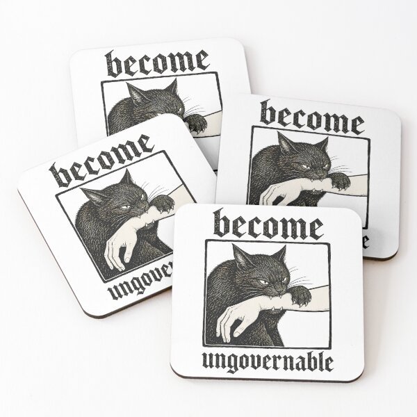 Item preview, Become Ungovernable Funny Cat  designed and sold by bobcatmarty.