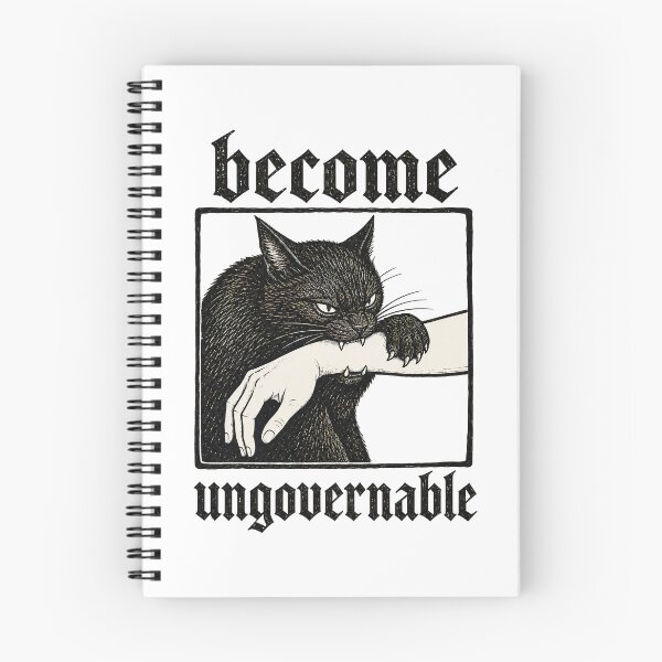 Item preview, Become Ungovernable Funny Cat  designed and sold by bobcatmarty.